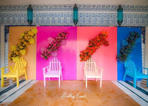 Pride Photo Backdrop, Colourful Party Theme, Colourful Backdrop, Photography Studio Decor, Reception Stage Decor, Selfie Wall, Art Galleries Design, Mall Decor, Wedding Entrance Decor