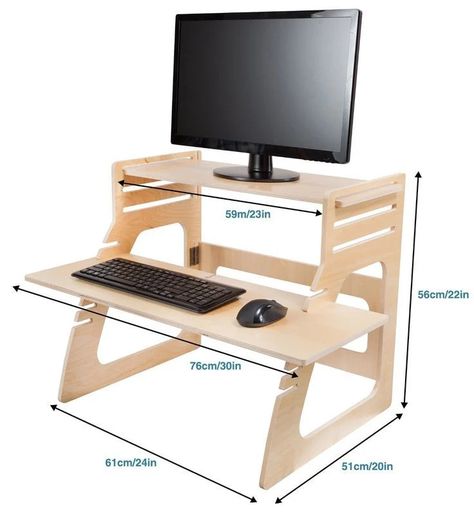 High Quality and Cheap Standing Desk for 2017 Diy Sit Stand Desk, Ekby Ikea, Dt Coursework, Standing Desk Riser, Diy Standing Desk, 2x4 Wood, Computer Stand For Desk, Desk Riser, Standing Desk Converter