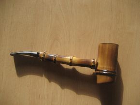 Deer Antler Pipe, Antler Pipe, Dugout Pipe, Diy Bong, Deer Antler Crafts, Elk Horn, Handmade Pipe, Briar Pipe, Wooden Pipe