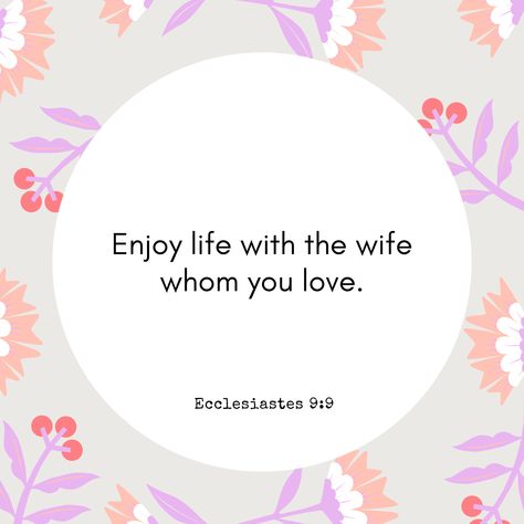 WATCH: Beautiful Bible Verses for Valentine's Day Ecclesiastes 9, Burnt Offerings, The Gift Of Prophecy, Study Notebook, He First Loved Us, Love Your Wife, Beautiful Bible Verses, Bible Study Notebook, Song Of Solomon