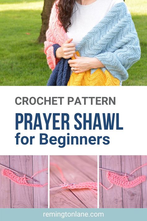 Crochet Prayer Shawls Free Pattern Easy, Crochet Pagan, Crochet Rectangle Shawl, Rectangle Shawl Pattern, Amanda Crochets, Prayer Shawl Crochet Pattern, Crochet Shaw, Prayer Shawl Patterns, Rectangle Shawls