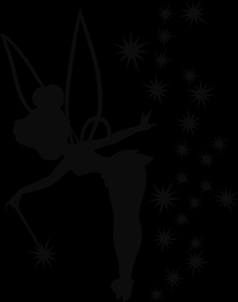 Tinkerbell Pumpkin Stencil, Tinkerbell Pixie Dust, Tinkerbell Pumpkin, Silhouettes Disney, Tinker Bell Tattoo, Disney Silhouettes, Fairy Silhouette, Stencil Fabric, Tinkerbell Fairies