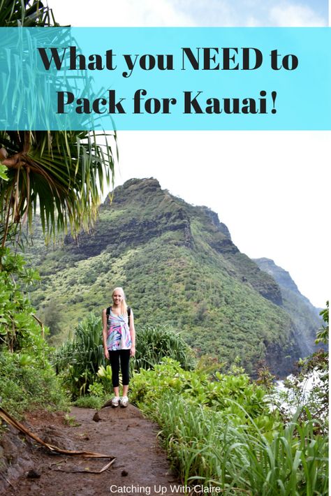 What to Pack for Kauai, Hawaii – Catching Up With Claire Pack For Kauai, Hawaii Tips, Best Hawaiian Island, Hawaii Trip Planning, Hawaii Lifestyle, Hawaii Packing, Kauai Travel, Kauai Vacation, Hawaii Adventures