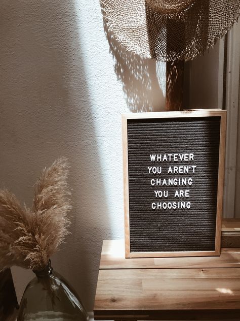 Whatever you aren’t changing you are choosing #RunwayChefQuotes Whatever You Are Not Changing, Decorate My Room, Letterboard Signs, Bedroom Wall Decor Ideas, Message Board Quotes, Best Bedroom, Notable Quotes, Quote Of The Week, Room Walls