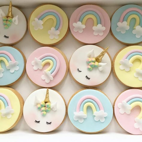 Unicorn Theme Dessert Table, Unicorn Themed Birthday Party Decoration, Pastel Dessert Table, Unicorn Dessert Table, Pastel Desserts, Unicorn Desserts, Rainbow Treats, Rainbow First Birthday