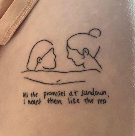 All The Promises At Sundown, Tattoo Inspo, Infinity Tattoo, Tatting, Tattoos, Art