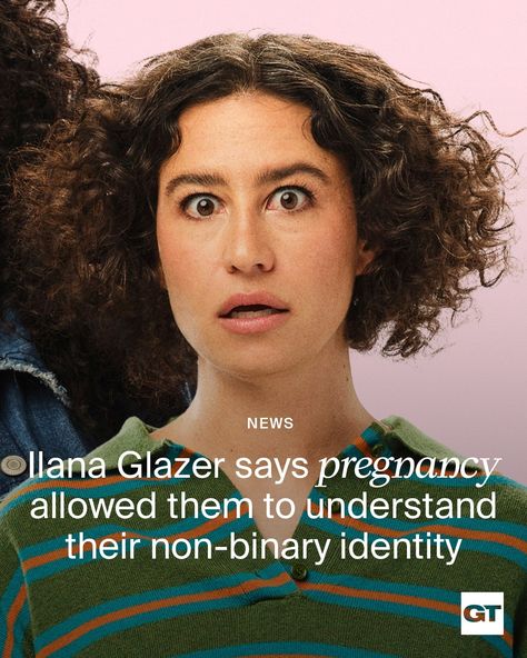 Ilana Glazer has opened up about their pregnancy and how it helped them understand that they are non-binary 💛💜🤍🖤⁠ ⁠ The Tony award-winner, who uses they/she pronouns, spoke with The Independent on 10 August on their new film Babes, “having her work downplayed” on Broad City and their gender identity.⁠ ⁠ Glazer welcomed their child in July 2021 with her partner, David Rooklin. When speaking on their pregnancy, she told The Independent that the process allowed them to “be real” with themselves.... Ilana Glazer, Broad City, Inside Of Me, Tony Award, Masculine And Feminine, Self Actualization, Long Journey, Non Binary, Tony Awards