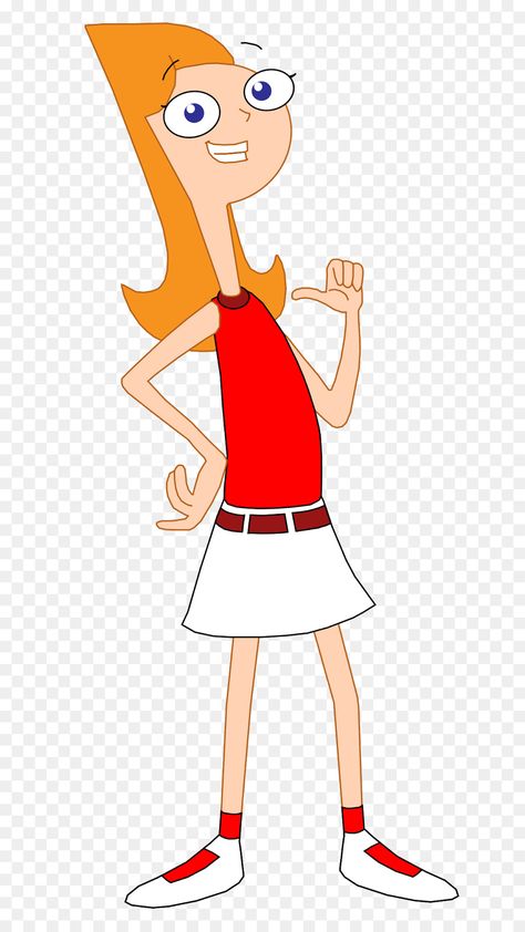 Candace And Jeremy, Red Hair Cartoon, Phineas E Ferb, Phineas Y Ferb, Disney Cartoon Characters, Phineas And Ferb, Simple Cartoon, Cartoon Girl, Quilling Designs