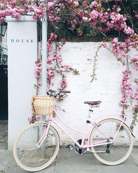 spring beauty and fashion Pink Bicycle, Vintage Clipart, Pink Cadillac, Interior Vintage, Pastel Decor, Spring Aesthetic, Vintage Diy, Spring Vibes, Jolie Photo