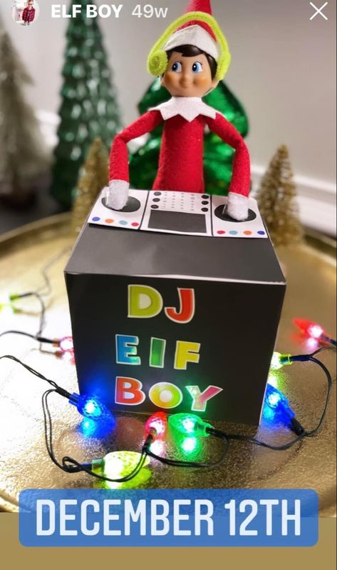 One More Sleep Elf On The Shelf, Elf On The Shelf Dj Marshmellow, Golf Elf On The Shelf, Elf On Shelf Im Back Ideas, Elf On The Shelf Hockey, Elf On The Shelf Movie Night Ideas, Snoop Dogg Elf On The Shelf, Elf On The Shelf Ideas Older Kids, I'm Back Elf