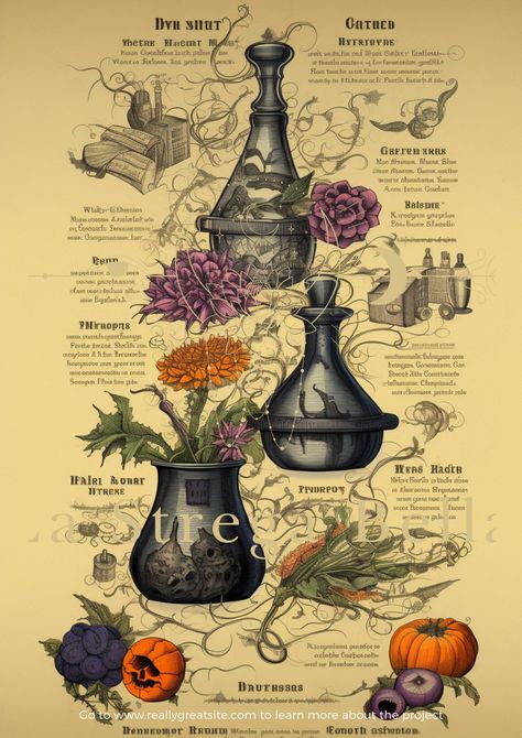 Witchy herbs and potions on a poster: Please note: This is for 1 poster only  The watermark will not be visible on the file you receive. This is a digital sheet which you download and print yourself - no need to wait. You can DOWNLOAD INSTANTLY. Please note that NO physical item will be sent. IMPORTANT NOTES ** Only digital files included. ** No physical item will be shipped. ** The image above shows you what the design looks like after printed and framed. ** Colors may vary slightly depending o Witchy Posters Aesthetic, Light Witch Aesthetic, Witchy Posters, Herb Poster, Witchy Potions, Witchy Herbs, Witch Poster, Personal Altar, Witch Room Decor