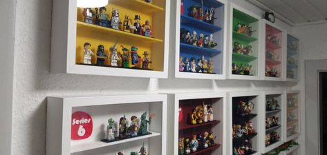 STL file Minifigures display for IKEA Sannahed frame 🖼️・Template to download and 3D print・Cults Ikea Sannahed Frame Ideas, Ikea Lego Display, Lego Display Ideas, Shelf Ikea, Lego Minifigure Display, Minifigure Display, Ikea Eket, Souvenir Display, Figurine Display