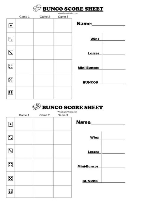 Free Printable Bunco Rules, Bunco Score Sheets Printable Free Halloween, Bunco Cards Printable Free, Fall Bunco Score Cards Free, Bunco Rules Printable, Bunco Printables Free, Bunko Rules, Free Bunco Score Sheets Printables, Bunco Score Sheets Printable Free