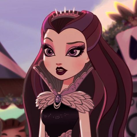 Ever After High Icons Aesthetic Raven Queen Raven Ever After High Icon, Hear Me Out Girl Characters, Hear Me Out Characters Girl, Raven Queen Pfp, Ever After High Personajes, Raven Ever After High, Raven Queen Ever After High, Ever After High Icons, Ever After High Raven Queen