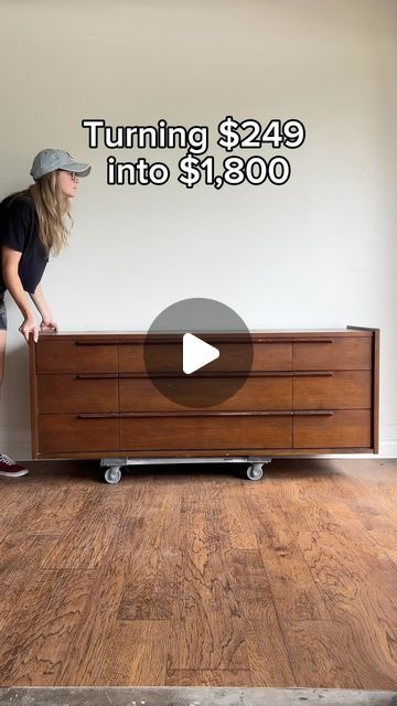 Erin Shuford • DIY Furniture Flips • MCM Refinishing on Instagram: "This set was trashed, but I love a challenge 🥰   Comment “LINK” for a list of everything I used to restore these beauties!   I found this mid century modern set on Facebook Marketplace and saw past the damage to its true potential! Restoring the large oil stained top and badly damaged veneer was definitely a challenge, but with the right products and techniques you can fix almost anything!  Drop any questions about this process in the comments! ♥️" Diy Mid Century Modern Furniture, Furniture Refurbishing, Redoing Furniture, Diy Mid Century Modern, Restoring Old Furniture, Diy Mid Century, Diy Furniture Flip, Furniture Fix, Mid Century Modern Wood