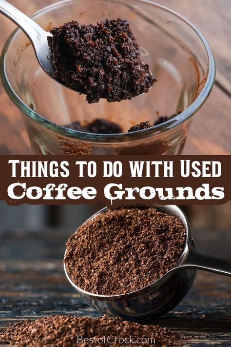 Wondering what dissolves coffee grounds? We have an easy way to dissolve coffee grounds and some tips on how to use them as well! Coffee Ground Uses | Ways to Use Coffee Grounds | Coffee Ground Fertilizer | Coffee Ground Cleaner | Safe Ways to Unclog Coffee Grounds | How to Unclog Drains | Home Cooking Tips via @bestofcrock Used Ground Coffee Uses, Top Crockpot Recipes, Coffee Grounds For Plants, Dry Rub Recipes, Ground Coffee Beans, Uses For Coffee Grounds, Coffee Grinds, Coffee Candle, Food Quotes