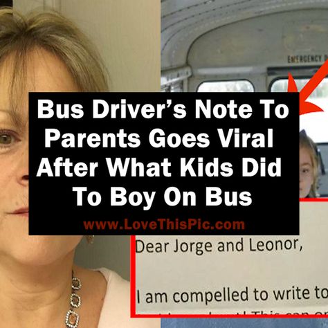 A bus driver from Princeton, New Jersey has recently written a note to the parents of a set of siblings on her bus. She felt compelled to write the note after what she caught the two kids doing on the bus and felt she could no longer keep silent. Now, it has unexpectedly gone viral. School Bus Driver Hacks, Keep Silent, Love What Matters, Princeton New Jersey, Notes To Parents, Letter To Parents, School Bus Driver, I Know You Know, Two Kids