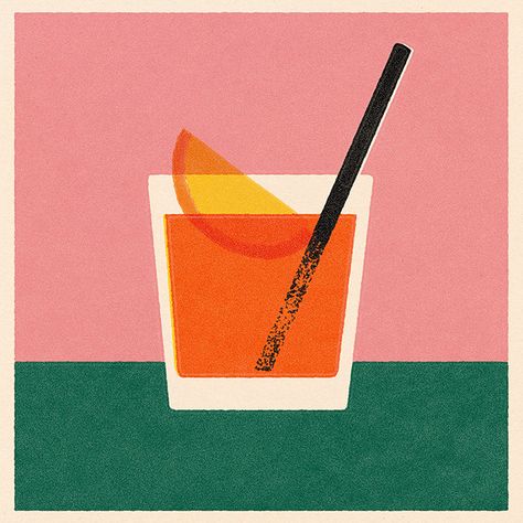 Cocktail Cards, Spritz Cocktail, Cocktail Illustration, Cocktail Art, Bar Art, Graphics Inspiration, Editorial Illustration, Food Illustrations, Kids Prints