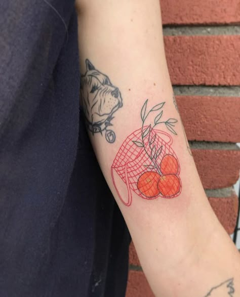 Orange Tattoo, Rat Tattoo, Whimsical Tattoos, Fruit Tattoo, Time Tattoos, Cute Nail Art, Minimal Tattoo, Dreamcatcher Tattoo, Color Tattoo