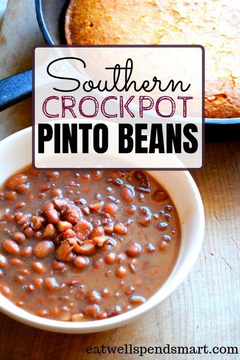 Beans And Cornbread Recipe Crockpot, Spicy Pinto Beans In The Crock Pot, How To Make Soup Beans In A Crock Pot, Crock Pot Soup Beans, Best Pot Of Beans, Beans In Crockpot Pinto, Crock Pot Brown Beans, Brown Beans Recipe Crock Pot, Pinto Beans In The Crock Pot Southern