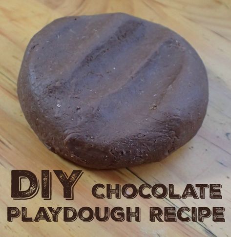 Chocolate Playdough Recipe, Scented Playdough Recipe, Chocolate Playdough, Chocolate Play Dough, Scented Playdough, Diy Sensory, Diy Chocolate, Playdough Recipe, Homemade Playdough