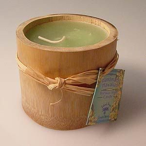 Bamboo candles.. these smell absolutely amazing. Small Bamboo Crafts, Easy Bamboo Crafts, Bamboo Tea Lights, Bamboo Furniture Diy, Bamboo Sanctuary Baguio, Bamboo Candle, Bamboo Diy, Bamboo House Design, Bamboo Decor