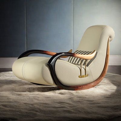 This modern Italian style chair is suitable for various occasions, such as home, coffee shops, or office spaces. It combines fashion and practicality, not only adding beauty, but also improving sitting comfort. Fabric OR Leather Type: Beige Faux Leather | Accent Chair - HUANXIN LIGHTING Nordic Modern Accent Chairs Set of 1, Leather | 31.49 H x 29.13 W x 51.57 D in | Wayfair Decorative Chairs, Types Of Chairs, Faux Leather Accent Chair, Lighting Fabric, Unique Chairs Design, Modern Accent Chairs, Unusual Furniture, Artistic Furniture, Accent Chair Set