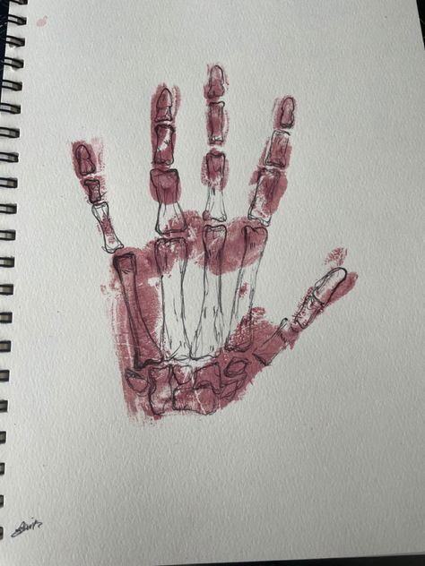 #hand #skeleton #art #grunge #draw #aquarell #aesthetic Drawing Project Ideas, Skeleton Hand Drawing, Skeleton Hands Drawing, Give Me Your Hand, Hand Skeleton, Skeleton Art, Skeleton Hand, Drawing Projects, Skeleton Hands