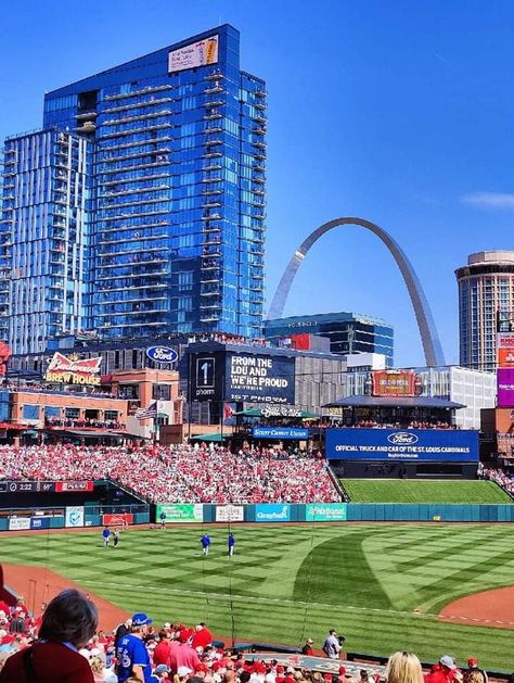 Busch Stadium, Baseball Park, Cardinals Baseball, City Scene, Baseball Field, Cardinals, St Louis, Arch, Baseball