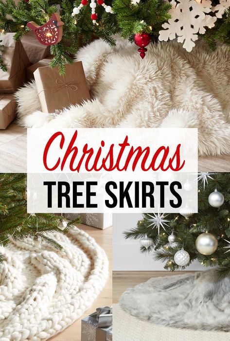 Layering Christmas Tree Skirts, Fluffy Christmas Tree Skirt, Throw Blanket Tree Skirt, Blanket As Tree Skirt Christmas, Blanket For Tree Skirt, Small Tree Skirt Ideas, Christmas Tree Blanket Skirt, Ideas For Tree Skirts, Tree Skirts Christmas Ideas