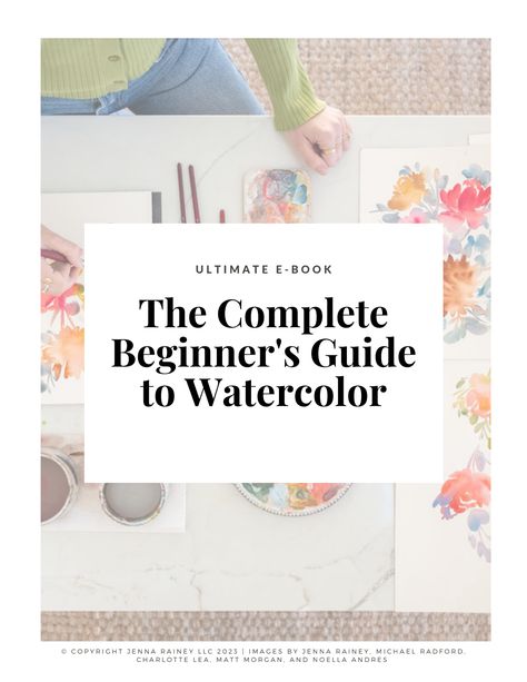 Jenna Rainey, Best Watercolor Paper, Best Watercolor Brushes, Different Types Of Dogs, Brush Watercolor, Best Watercolor, Quirky Humor, Art Retreats, Watercolor Tutorial