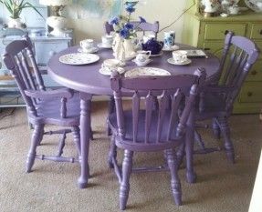 Dining Table Chairs - Foter Purple Chairs, Purple Dining Room, Purple Furniture, Mahogany Dining Table, Purple Kitchen, Purple Interior, Purple Stuff, Everything Purple, Purple Things