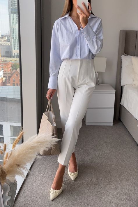 Internship Outfit, Summer Business Casual Outfits, Business Professional Outfits, Business Casual Summer, Professional Outfits Women, Fashion Office, Business Outfits Women, Zara Outfit, Business Casual Outfits For Women