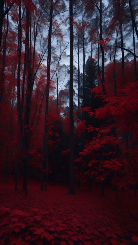 Red And Black Wallpaper, Dark Red Wallpaper, Dark Landscape, Ange Demon, Pretty Landscapes, Beautiful Dark Art, Fantasy Aesthetic, Red Wallpaper, Pretty Wallpapers Backgrounds