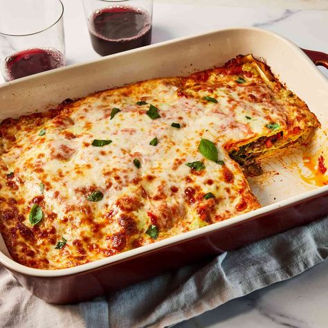 The Only Veggie Lasagna Recipe You’ll Ever Need Vegetarian Main Dishes Dinners, Bluezone Recipes, Vegetable Lasagna Recipe, Veggie Lasagna Recipe, Protein Dinners, Fall Casseroles, High Protein Vegetables, Vegetarian Lasagna Recipe, Recipes Mediterranean