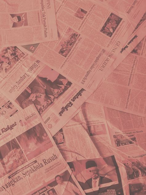 Pink Newspaper Background, Pink History Aesthetic, Pink Magazine Aesthetic, Pink Newspaper Aesthetic, Wattpad Background Aesthetic, Pink Newspaper, Newspaper Pictures, Newspaper Aesthetic, Astronomy Prints