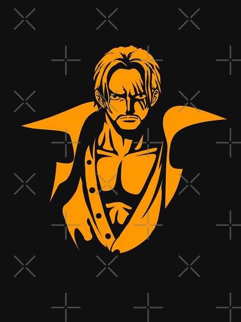 Shanks Zoro Sticker, Red Hair Pirates, Red Hood, One Piece Anime, Male Model, Red Hair, Classic T Shirts, Shirt Designs, Tshirt Designs