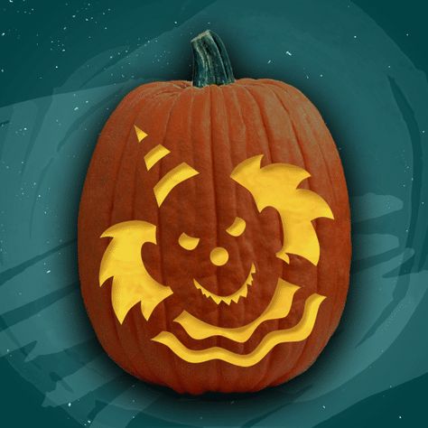 Screatures – Page 2 – Free Pumpkin Carving Patterns Clown Pumpkin Carving, Clown Pumpkin, Pumpkin Carving Stencils Templates, Free Pumpkin Carving Patterns, Pumpkin Carving Patterns Free, Pumpkin Carving Stencils Free, Coffee Cup Icon, Pumkin Carving, Halloween Pumpkin Carving Stencils