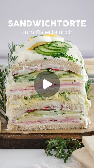 Sandwich Torte, Wrap Sandwiches, Sandwiches, Easter, On Instagram, Instagram