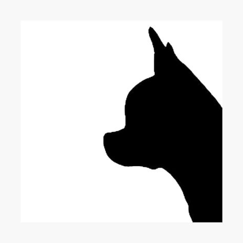 "Chihuahua Head Silhouette " Poster for Sale by boojun | Redbubble Chihuahua Silhouette, Dog Outline, Animal Cutouts, Teacup Chihuahua, Pet Treats, Hand Embroidery Art, Embroidery Art, Sale Poster, Resin Art