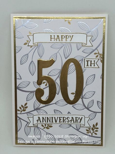 50th Anniversary Card, Diy Anniversary Cards, Anniversary Card Ideas, Diy Anniversary Gifts For Him, Sister Cards, 50th Anniversary Cards, Homemade Anniversary Gifts, Diy Anniversary Gift, Anniversary Cards Handmade