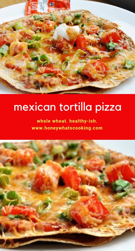 Taco Bell Mexican Pizza Recipe, Cooking Mexican Food, Healthy Recipes Indian, Mexican Pizza Recipe, Pizza Tortilla, Vegetarian Pizza Recipe, Taco Bell Mexican Pizza, Mexican Tortilla, Chili Relleno