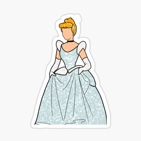 Disney Stickers Aesthetic, Aesthetic Stickers Random, Cinderella Stickers, Disney Stickers Printables, Stickers Disney, Doctor Stickers, Disney Stickers, Sticker Design Inspiration, Princess Sticker