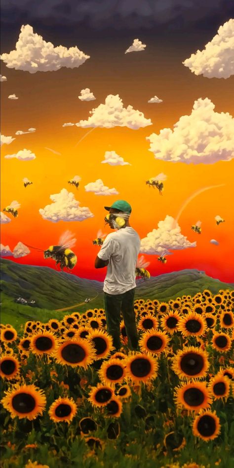 Zed Wallpaper Hd, Tyler The Creator Album Cover, Uicideboy Wallpaper, Flower Boy (album), Hip Hop Wallpaper, Tyler The Creator Wallpaper, Album Artwork Cover Art, Flower Boy, Wallpaper Flower