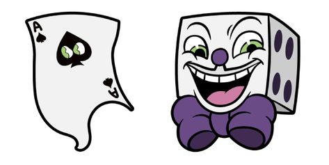 Here he is, the gatekeeper and the right hand of the Devil, who blocks the passage between the islands. The real battle with King Dice and parrying cards begins! Try your luck! One of the most challenging experiences in Cuphead King Dice. Cuphead King Dice & Spades Card appeared first on Sweezy Custom Cursors. Cuphead King Dice, Dice Cuphead, Dice Tattoo, Cuphead Art, King Dice, Custom Cursor, Cuphead Game, Chrome Web, Face Design