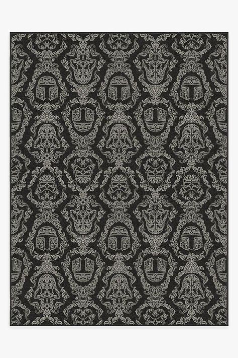 Star Wars House Decor, Mukesh Work, Ikat Rug, Yellow Grey Rug, Slate Rug, Black And White Rug, Dark Side Star Wars, Dark Vador, Charcoal Rug