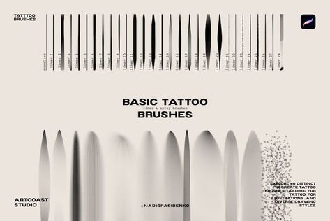 ✅⬆️CLICK THE LINK!!⬆️ Get your hands on these amazing tattoo brushes for Procreate on Etsy! #procreate #tattoo . #Procreate_Tattoo_Brushes_Free #Tattoo_Procreate_Brushes #Procreate_Tattoo_Brushes #Procreate_Etsy Procreate Etsy, Lettering Procreate, Basic Tattoos, Brush Tattoo, Best Procreate Brushes, Lightroom Presets Wedding, Shading Brush, Tattoo Shading, Free Procreate