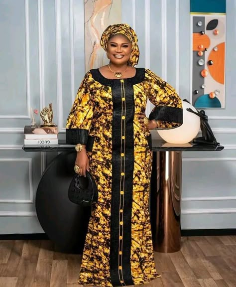 Kampala Kaftan Styles For Women, A Shape Gown Ankara, Materials Gown Style, Boubou Styles, Lace Dress Classy, Boubou Styles For Women, Kaftan Styles, Bubu Gown, Ankara Dress Designs