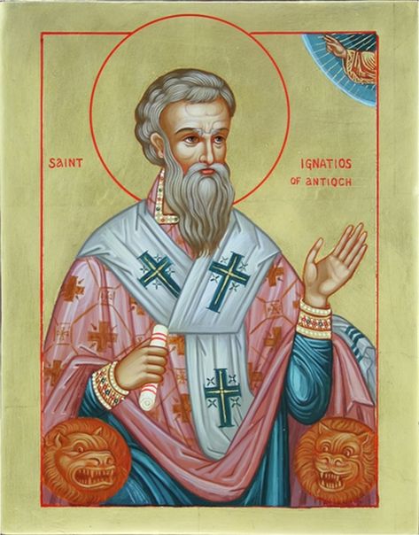 Saint Ignatius Of Antioch, St Ignatius Of Antioch, Ortodox Icon, Saint Ignatius, Ignatius Of Antioch, St Ignatius, Religious Images, Greek Orthodox, Mesopotamia