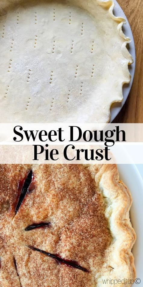 Pie Crust Recipe Sweet, Pastry Flour Pie Crust, Different Types Of Pie Crust, Handmade Pie Crust, Sweet Crust Pastry Recipe, Sweet Pie Crust Recipe Easy, Soft Pie Crust Recipe, Brown Sugar Pie Crust, How To Make Pie Dough